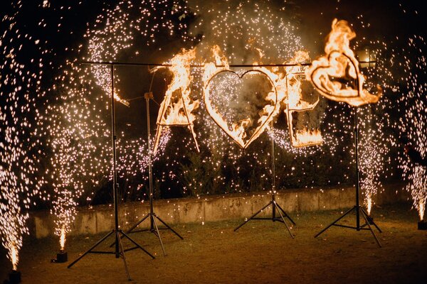 fire letters for wedding